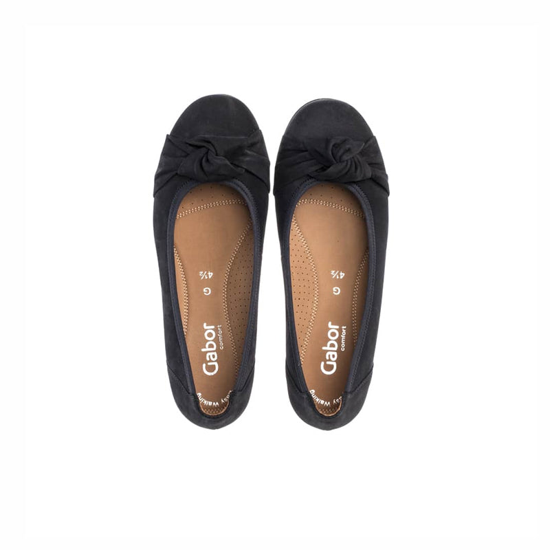 Gabor Ashlene Women's Ballerina Slip-on Leather Shoes 02643