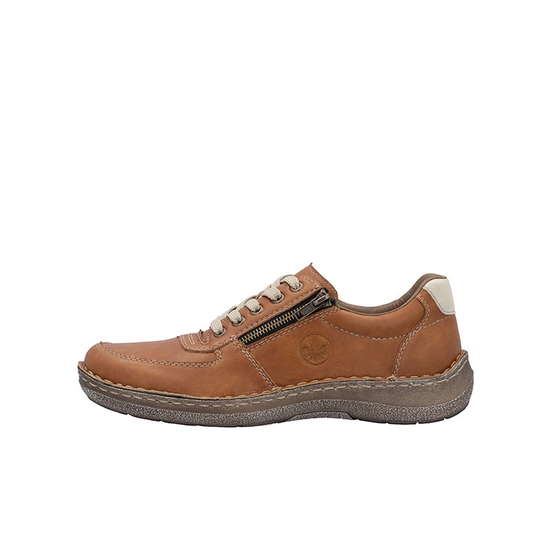 Rieker Men's Sneakers Casual Outdoor Zipper Canvas Shoes 03030