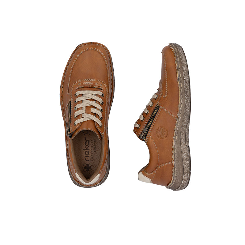 Rieker Men's Sneakers Casual Outdoor Zipper Canvas Shoes 03030