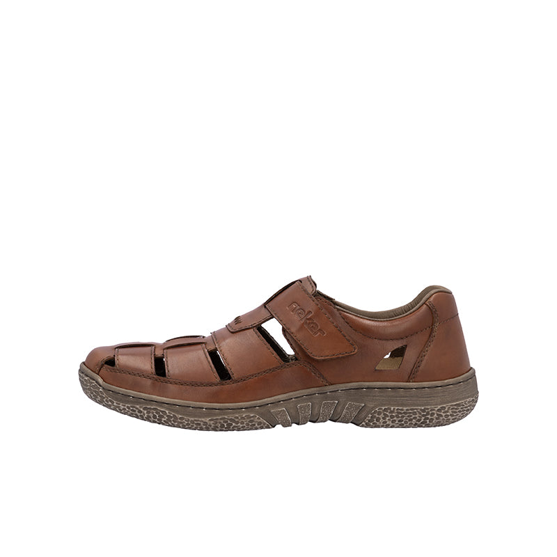 Rieker Men's Sandals Brown Summer Outdoor Casual Shoes 03578