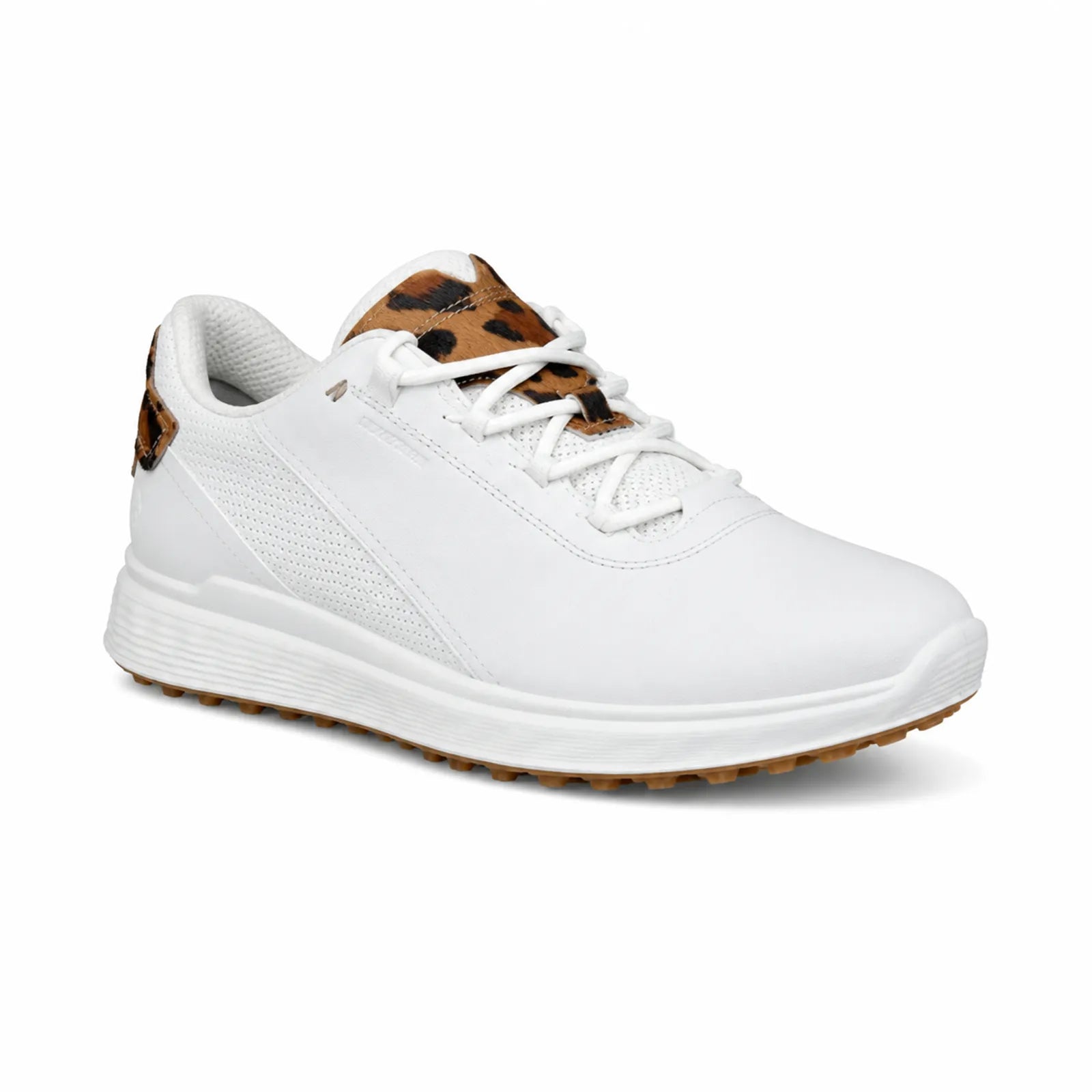 ECCO Golf S-Casual women's White waterproof leather golf shoes