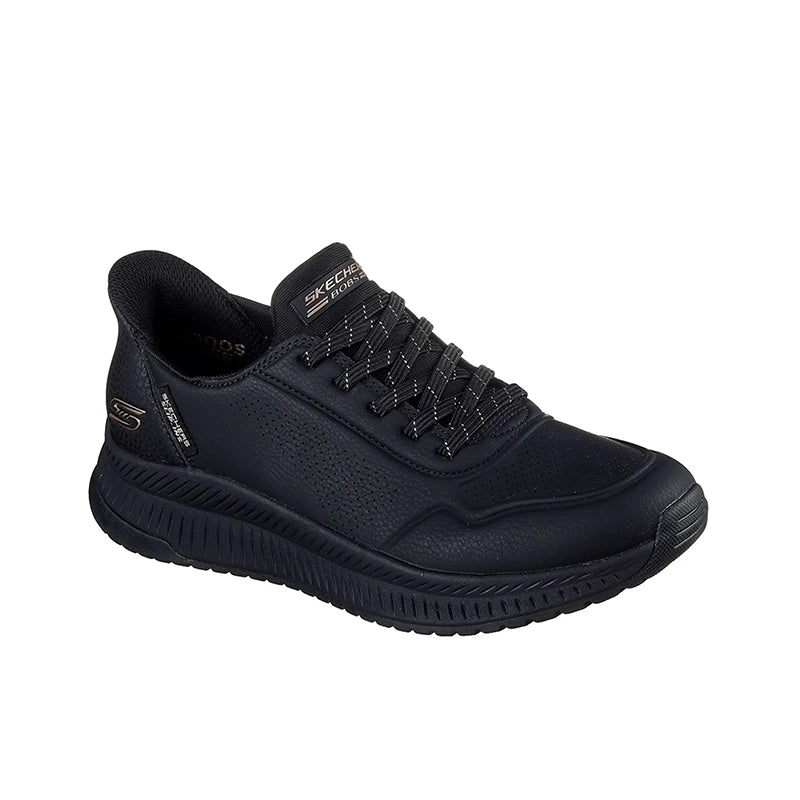 Skechers Women's Sneakers Lace Up Black/White Casual Shoes 117740