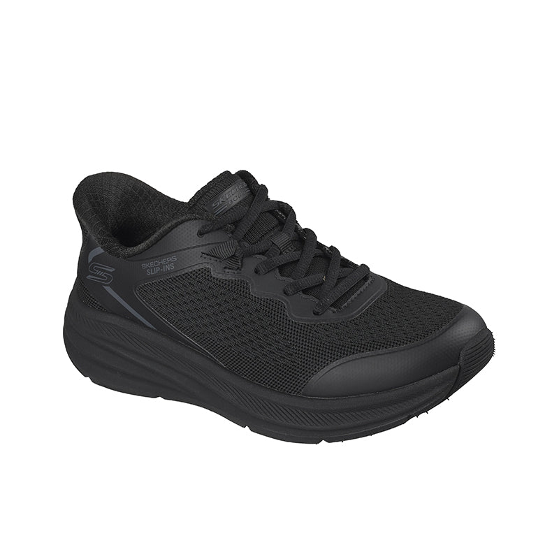 Skechers Slip-ins Women's Sneakers Lightweight Breathable Black Trainers BOBS Skillz 117756