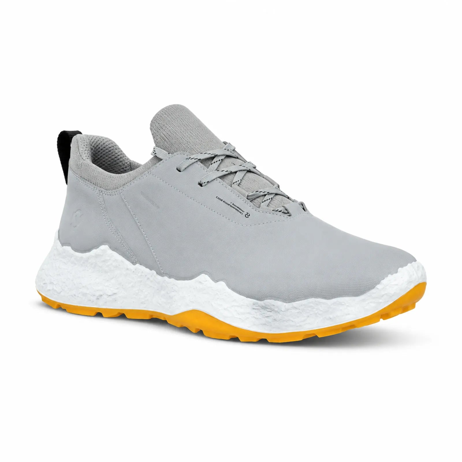 ECCO BIOM H5 men's grey waterproof performance leather golf shoe