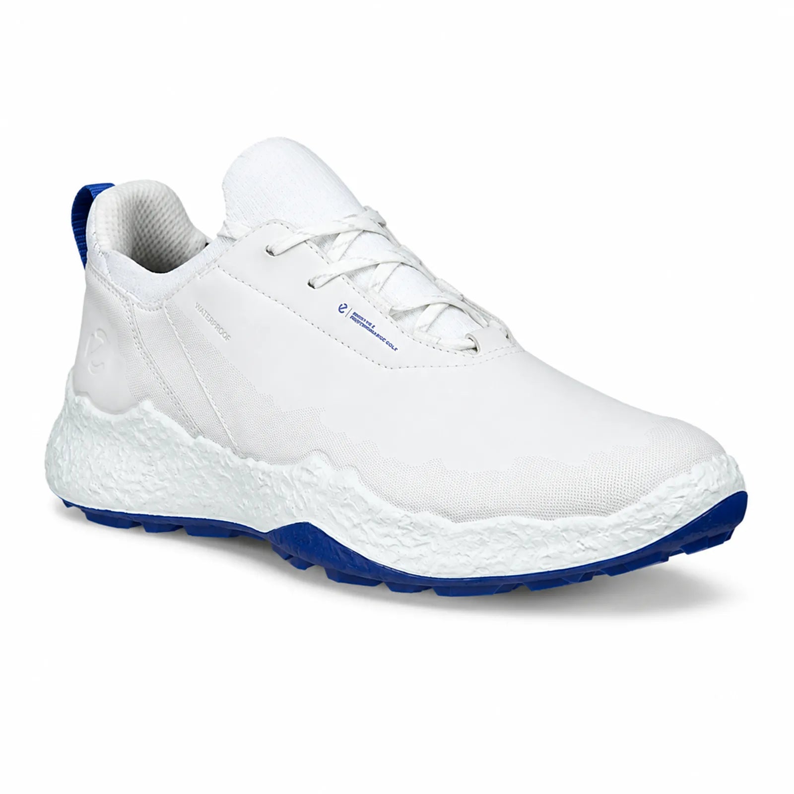 ECCO BIOM H5 men's white waterproof performance leather golf shoe