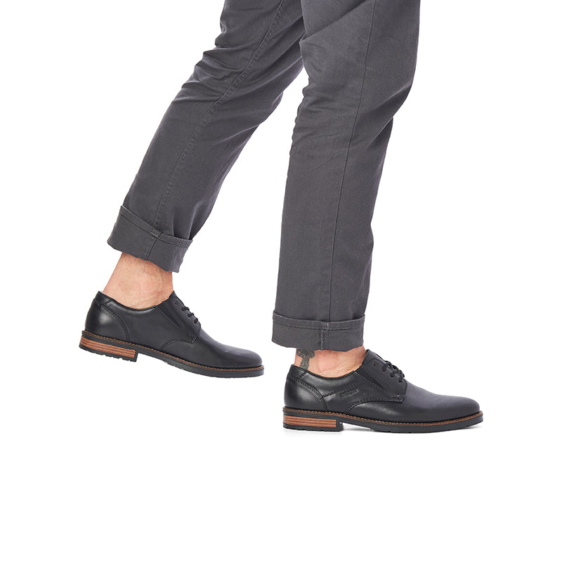 Rieker Men's Leather Shoes Formal Classic Lace up Shoes 14621