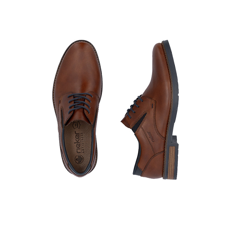 Rieker Men's Leather Shoes Formal Classic Lace up Shoes 14621