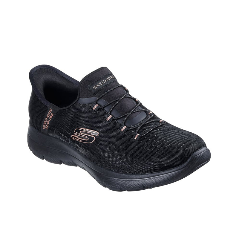 Skechers Women's Slip-ins Black/Dark navy Casual Shoes 150128