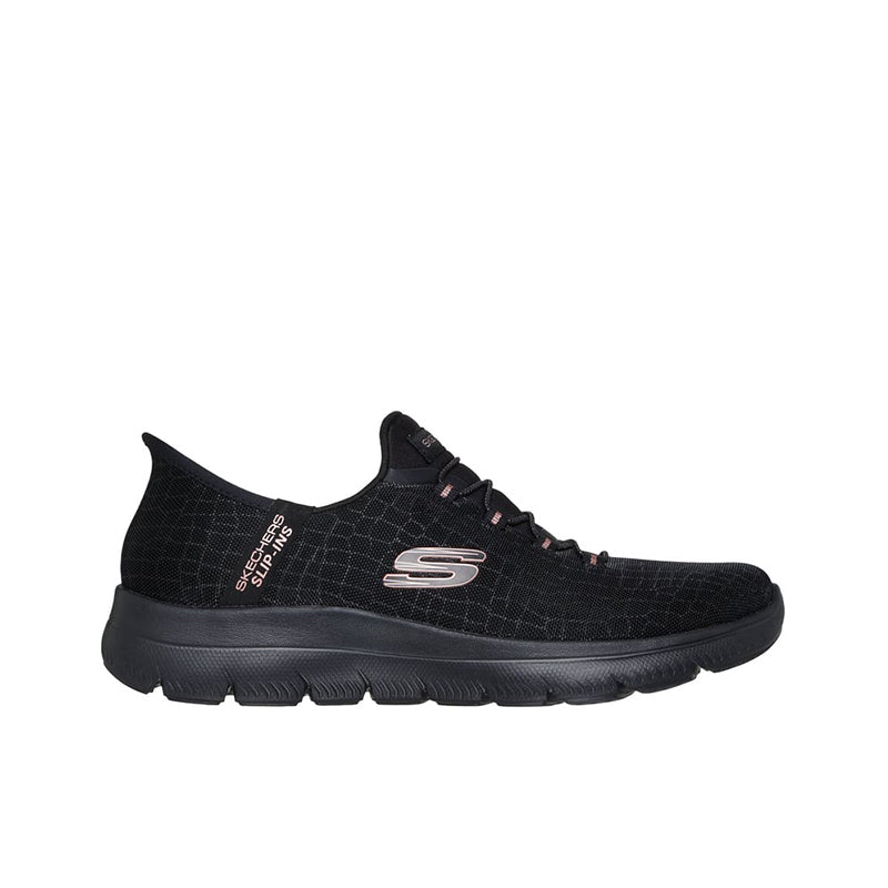 Skechers Women's Slip-ins Black/Dark navy Casual Shoes 150128