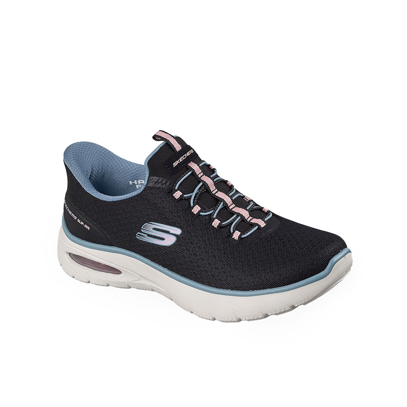 Skechers Slip-ins Women's Sneakers Lightweight Comfortable Black Sport Trainers Skech-Air Summits 150773