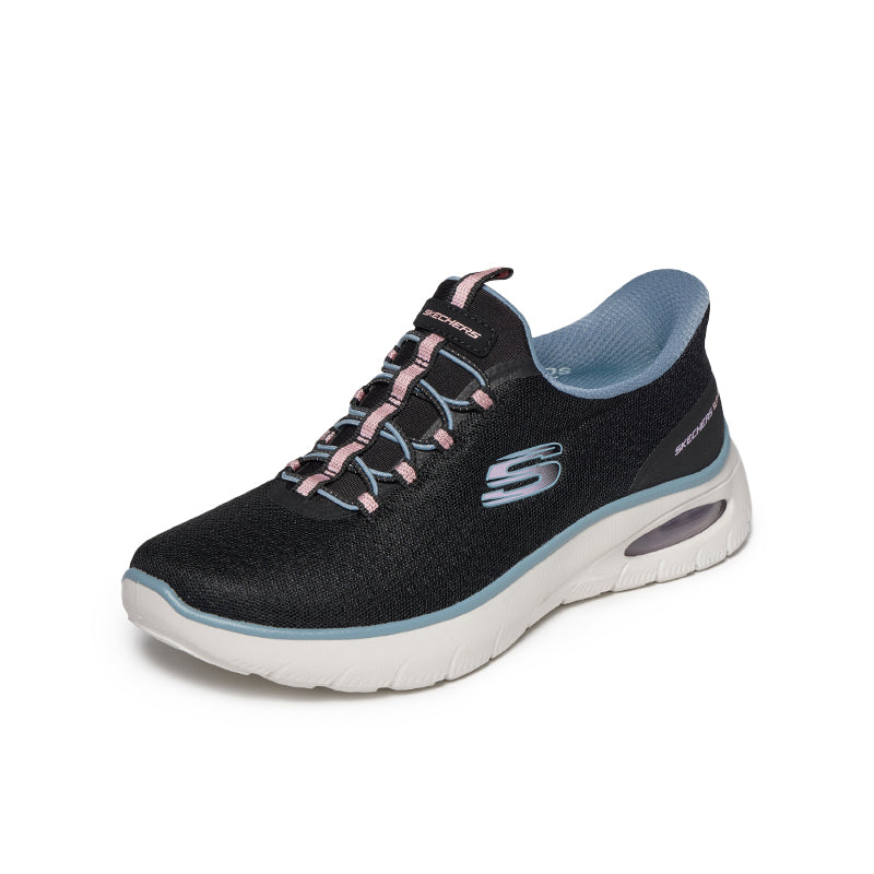Skechers Slip-ins Women's Sneakers Lightweight Comfortable Black Sport Trainers Skech-Air Summits 150773