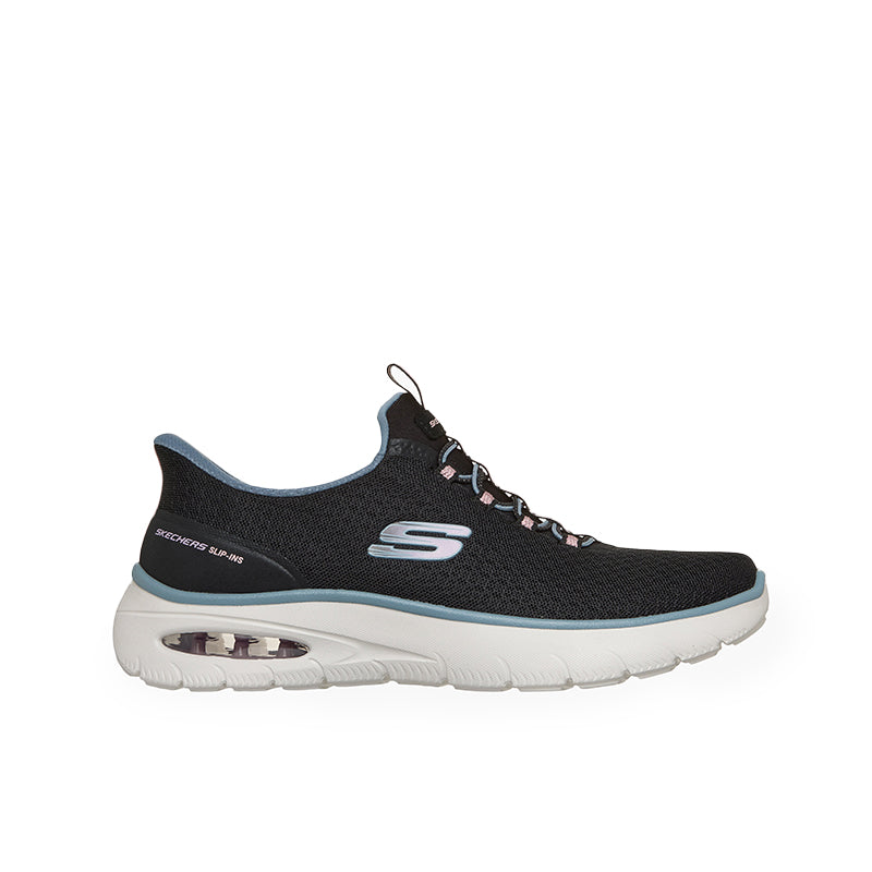 Skechers Slip-ins Women's Sneakers Lightweight Comfortable Black Sport Trainers Skech-Air Summits 150773