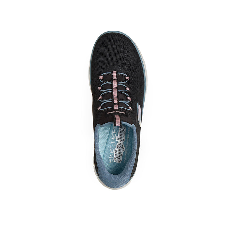 Skechers Slip-ins Women's Sneakers Lightweight Comfortable Black Sport Trainers Skech-Air Summits 150773