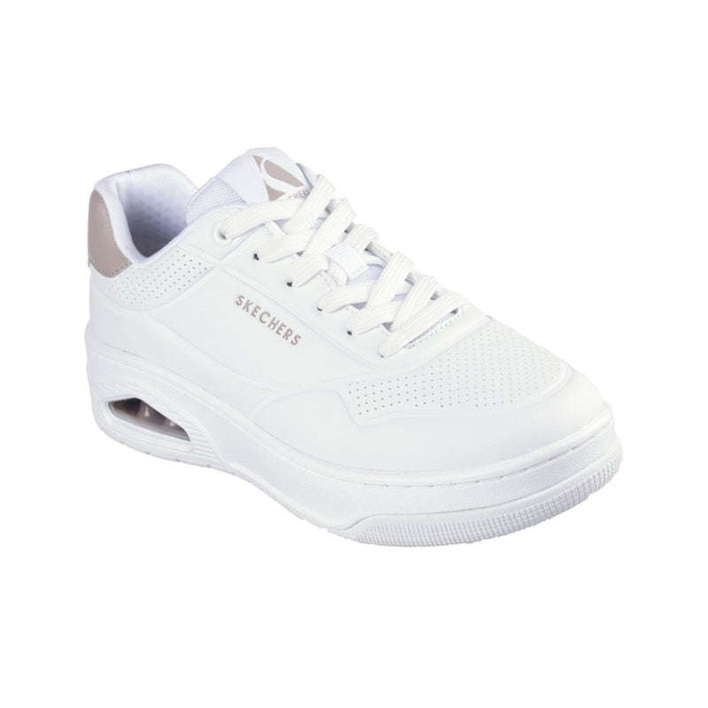 Skechers Uno Court Women's Sneakers Leather Casual Shoes 177705