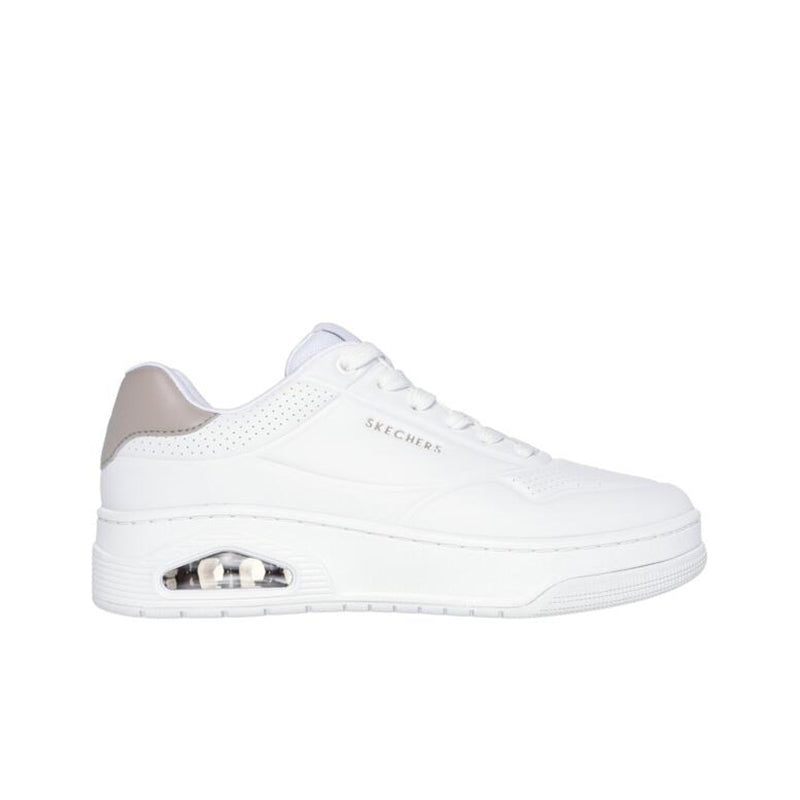 Skechers Uno Court Women's Sneakers Leather Casual Shoes 177705