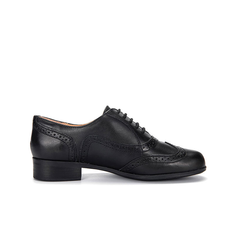 Clarks Hamble Oak Women's Brogue Black Leather Formal Shoes Hamble Oak