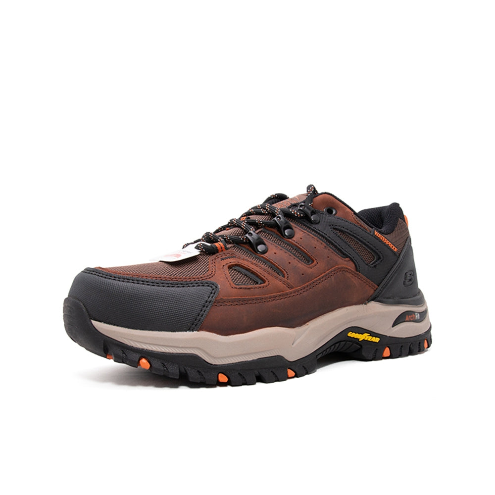 Skechers Relaxed Fit Men's Sneakers Leather Outdoor Casual Shoes 204630