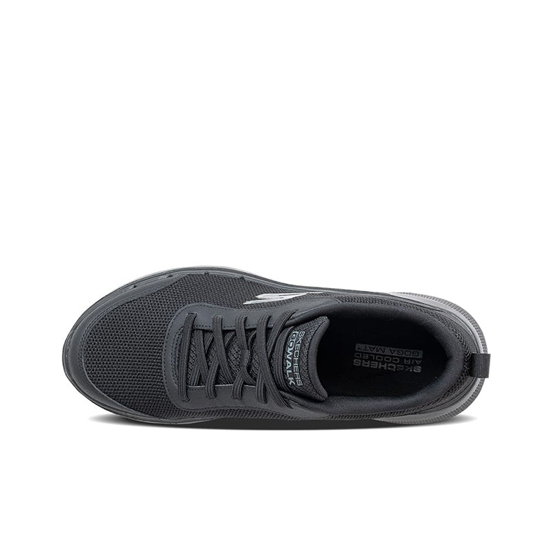 Skechers Go Walk 6 Bold Knight Wem's Sneaker Black Textile Casual Shoes 216204