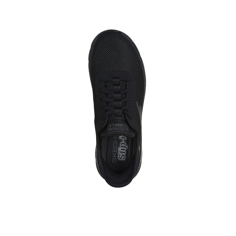 Skechers Slip-ins Men's Sneakers Lightweight Breathable Black Outdoor Trainers Go Walk Flex 216324