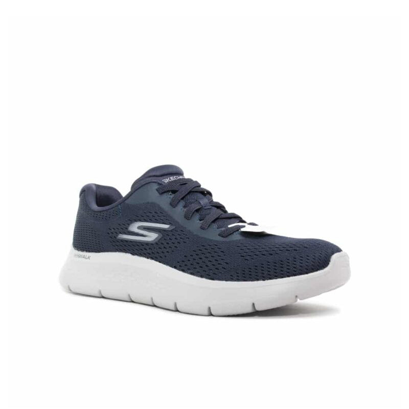 Skechers Go Walk Flex Men's Sneakers Navy Mesh Casual Shoes 216486