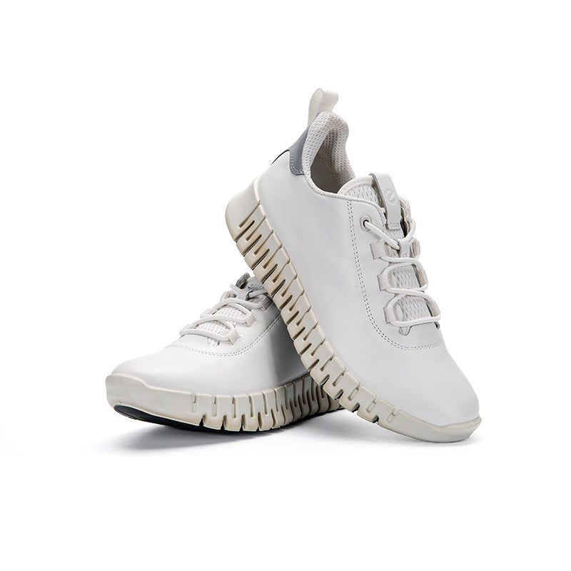 ECCO Gruuv W Women's Sneakers White Outdoor Casual fashion Shoes 218203