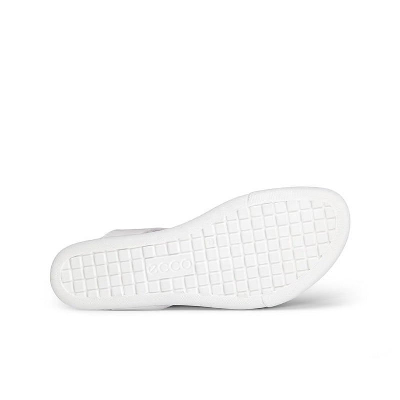 ECCO Samara Women's Sandals White Leather Backstrap Outdoor Sandals 220103