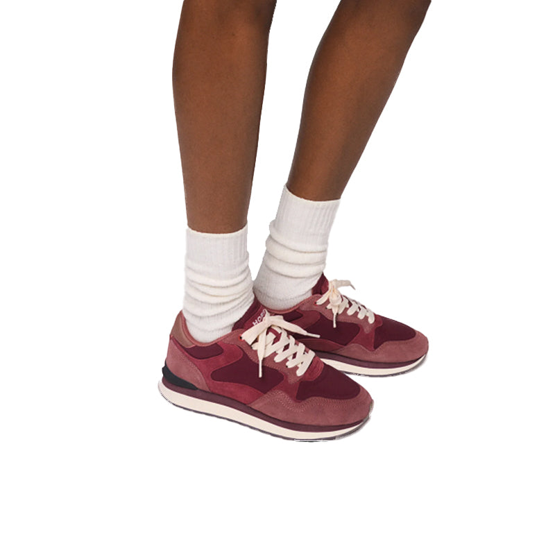 HOFF CITY DALLAS Women's Sneakers Red Leather Casual Fashion Shoes 22502008