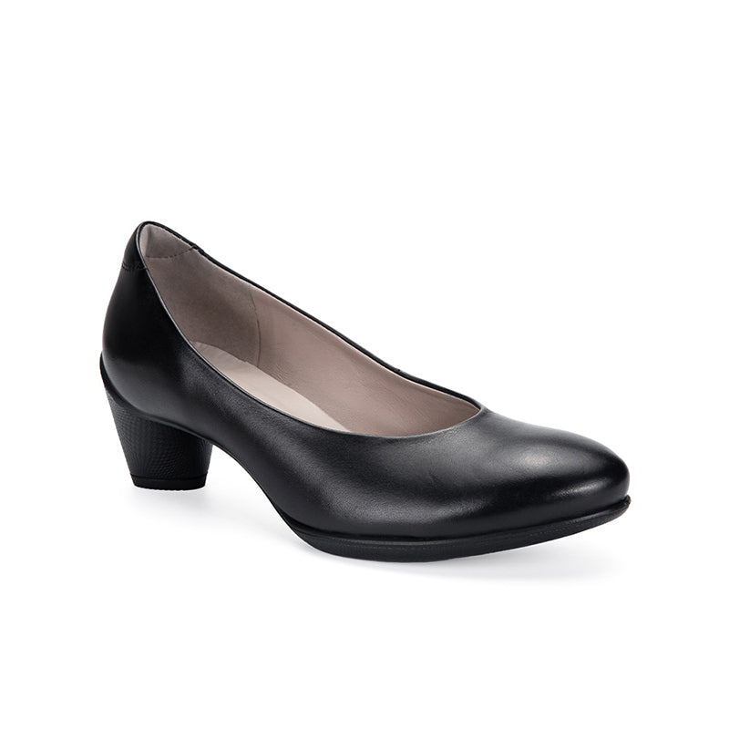 ECCO Sculptured 45 Womens Pumps Black Leather Classic Shoes 230203