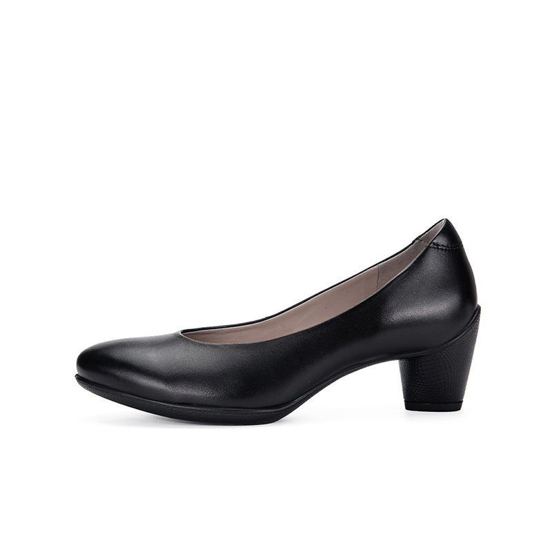ECCO Sculptured 45 Womens Pumps Black Leather Classic Shoes 230203