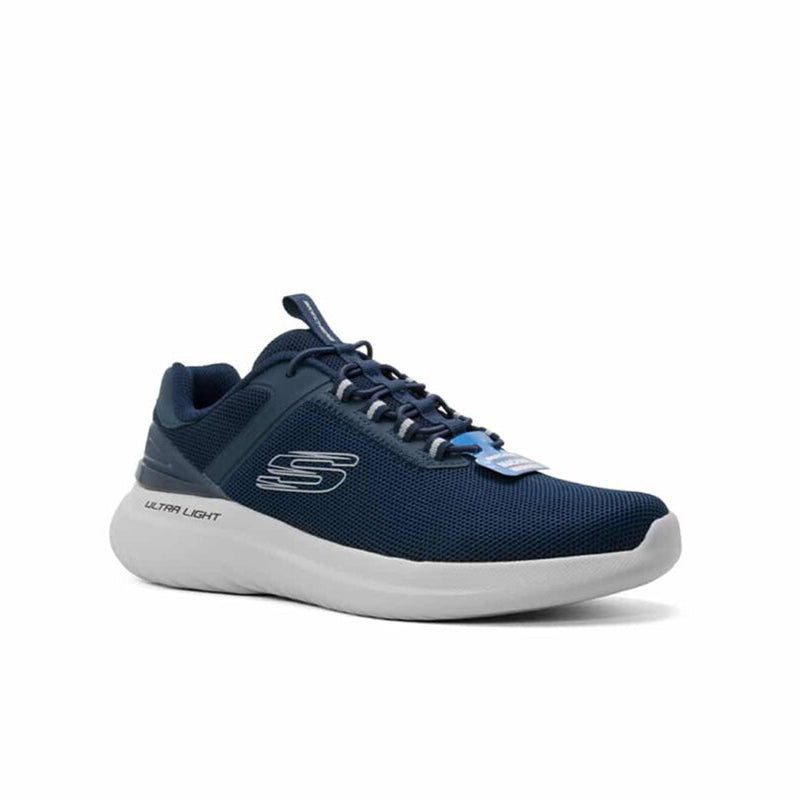 Men's navy mesh Skechers sneakers, lace-up with Ultra Light cushioned sole