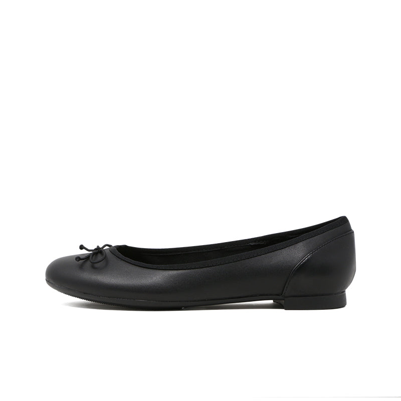 Clarks Couture Bloom Women's Flats Black Leather Fashion Shoes