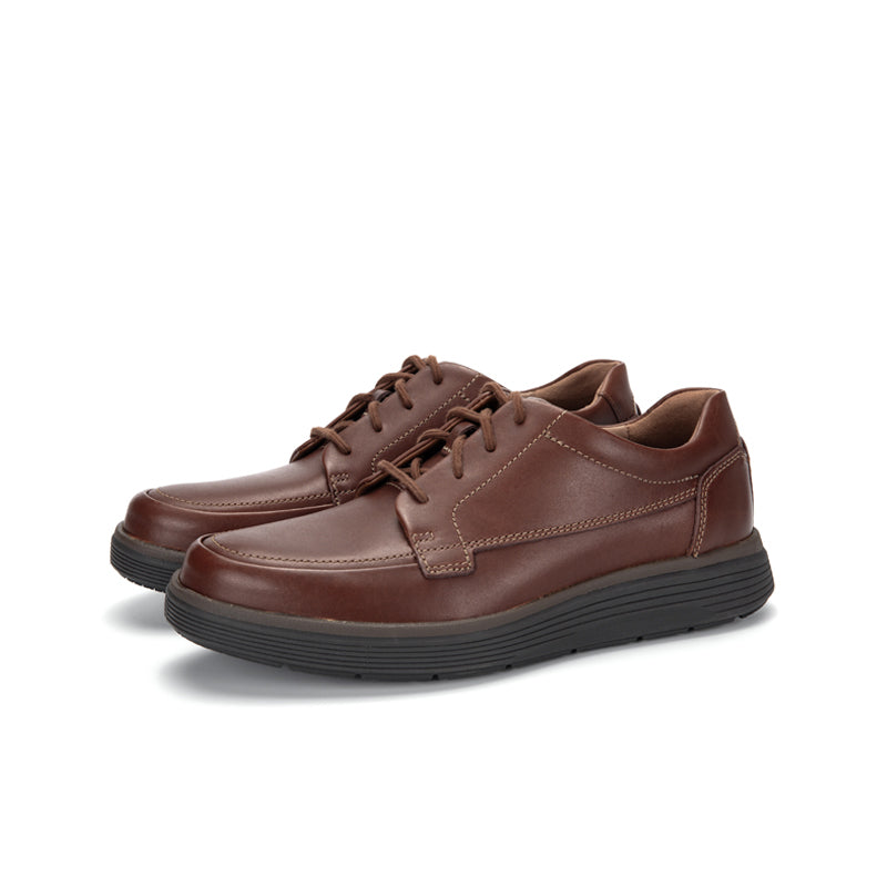 Clarks Un Abode Ease Men's Business Shoes Brown Leather Formal Shoes Un Abode Ease