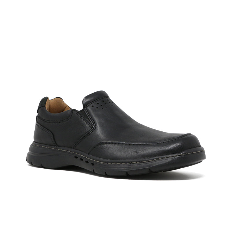 Clarks Un BrawleyStep Men's Business Shoes Black Leather Formal Shoes 26151788