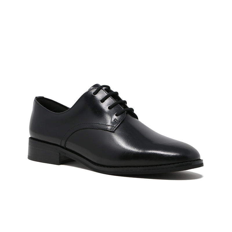 Clarks Ria Derby Women's Business Shoes Black Leather Formal Shoes 26161290