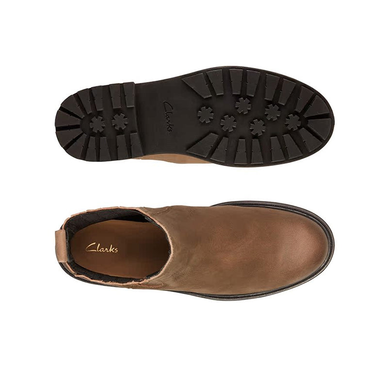 Clarks Orinoco2 Mid Women's Boots Brown Leather Fashion Shoes 26161397