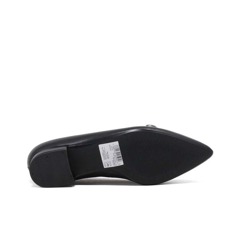 Clarks Laina15 Buckle Women's Loafers Black Leather Fashion Shoes 26161497