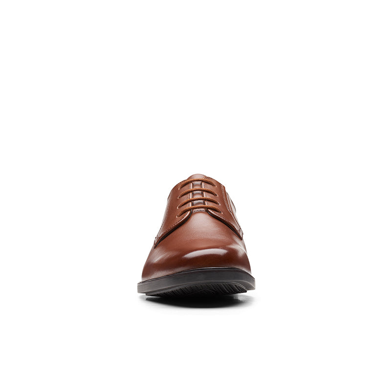 Clarks Howard Walk Mens Business Shoes Black Leather Formal Shoes