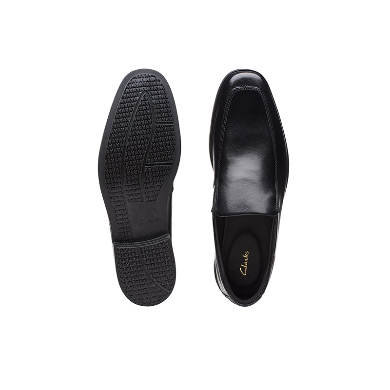 Clarks Howard Edge Men's Business Shoes Black Leather Formal Shoes 26162246