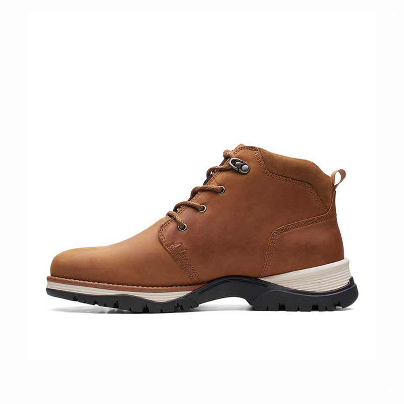 Clarks Topton Mid Men's Boots Brown Leather Fashion Shoes 26163261