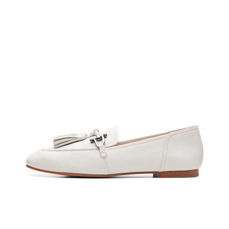 CLARKS Pure2 Tassel Women's Flats Praline Fashion Shoes