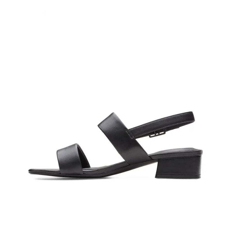 CLARKS Seren25 Strap Women's Sandals White Leather Fashion Shoes