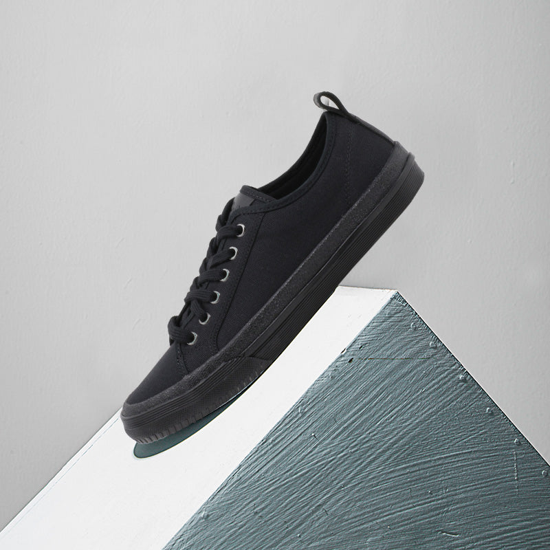 CLARKS Roxby Lace Men's Sneakers Black Canvas Fashion Shoes