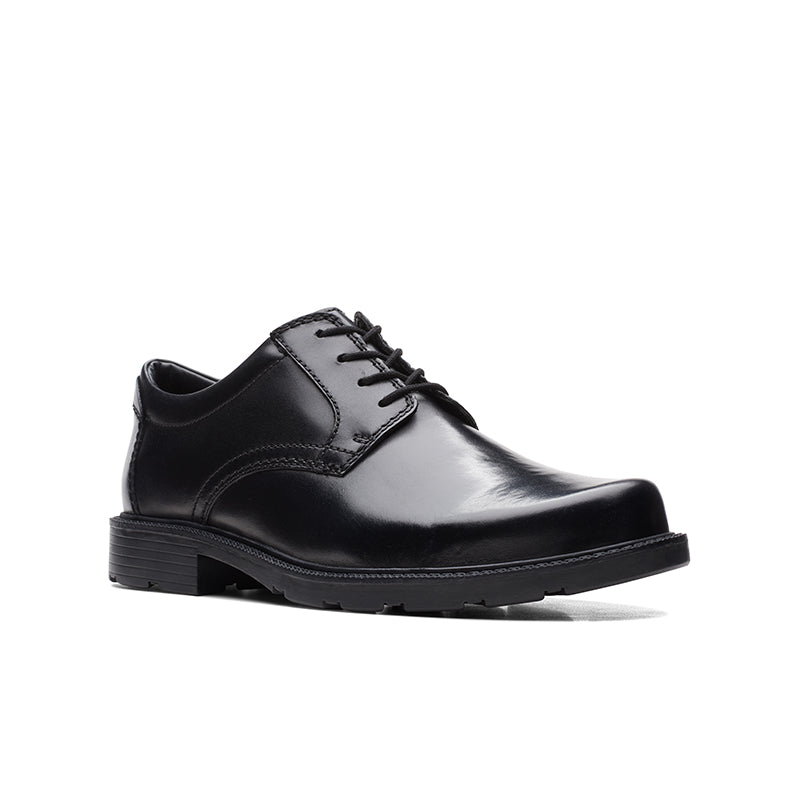 CLARKS Kerton Lace Men's Business Shoes Black Leather Formal Shoes
