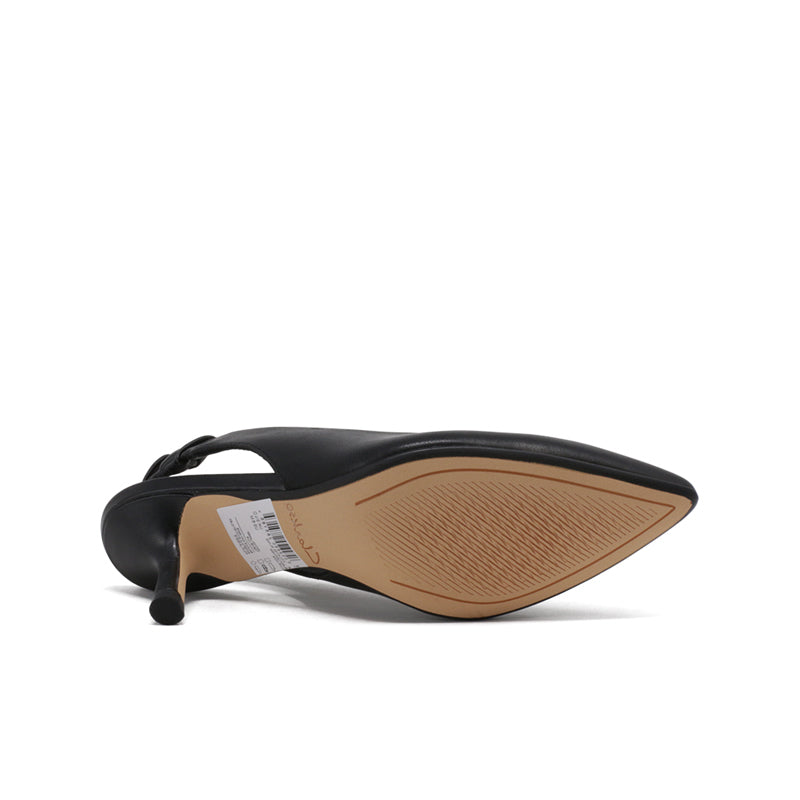 CLARKS Violet55 Sling Women's Sabdals Black Fashion Shoes