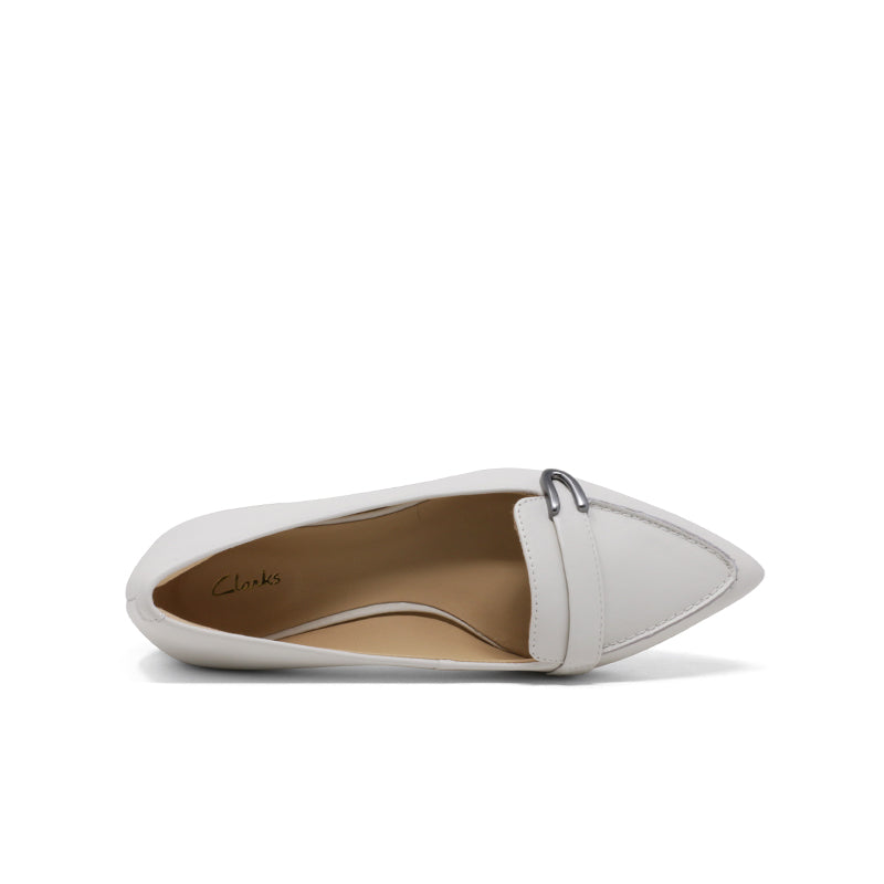 Clarks Laina15 Buckle Women's Loafers Black Leather Fashion Shoes 26161497