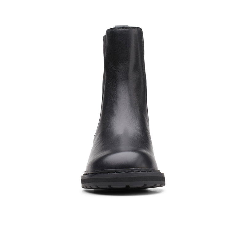 CLARKS Tilham Chelsea Women's Boots Black Casual Shoes