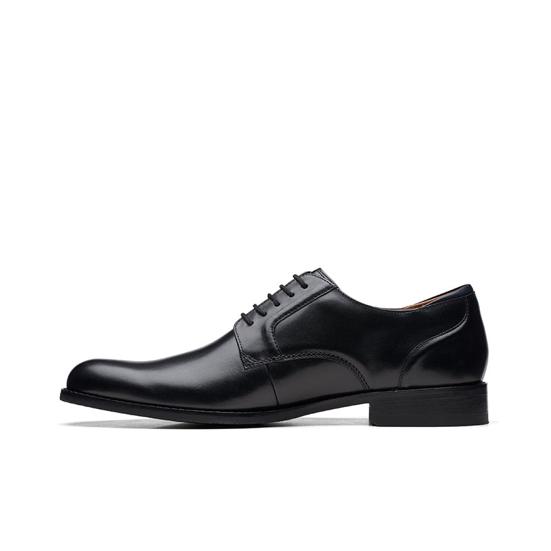 CLARKS CraftArlo Lace Men's Busies Shoes Black Leather Formal Shoes