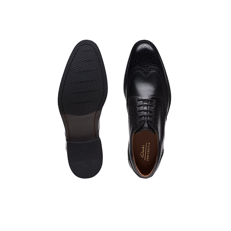 CLARKS Craft Arlo Limit Men's Busines Shoes Black Leather Formal Shoes