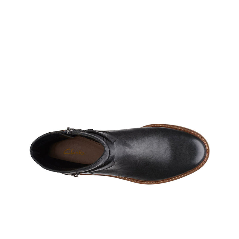 CLARKS Cologne Strap Women's Boots Leather Casual Shoes