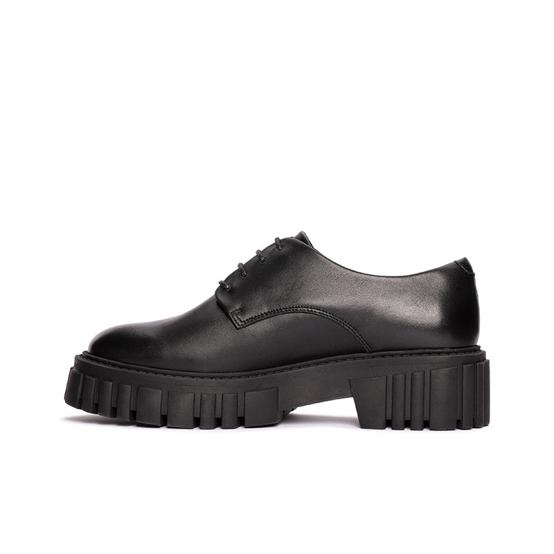 CLARKS Page Walk Women's Business Shoes Black Leather Casual Shoes
